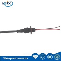 Connecteur mâle-femelle 2-3 fils en cuivre étanche IP67 HE SHENG JIA XING M15 en nylon pour montage sur panneau, alimentation PCB, systèmes solaires