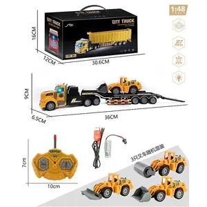 Rc truck excavator construction cars dump truck toy outside toys for kid RC Construction Vehicle Excavator Truck car hot selling