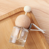 Vente en gros de bouteille d'huile pour diffuseur de voiture de luxe bouteille avec fermoir pour diffuseur de voiture bouteilles de parfum vides pour tableau de bord de voiture