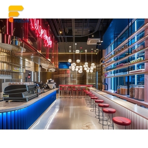 Vetrina Espositiva per Pasticceria in Legno e Vetro, Bancone di Servizio per Caffetteria Premium, Layout per Esposizione Dessert - Product Image 6