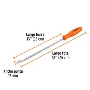 Padrone con 36 unità 18 'leva della barra, Truper - Product Image 2