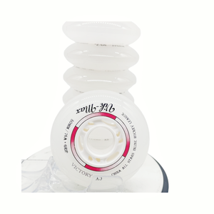 Ruedas de patines de hockey sobre hielo en línea profesionales OEM de fábrica, doble SHR PU, 68mm 72mm 76mm 80mm 76A, nuevo diseño, alta resistencia para exteriores - Product Image 6