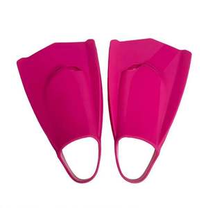 Palmes de natation courtes en silicone pour adultes, design à talon ouvert, pour entraînement, plongée et snorkeling, prix fabricant, logo personnalisé - Product Image 2