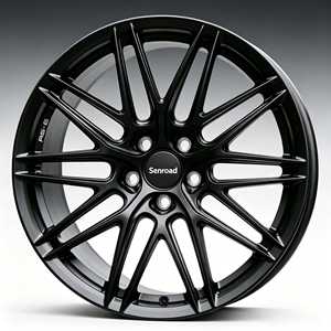 Rines Forjados de Lujo en Plata Pulida/Negro Mate de 16-24 Pulgadas, Color Personalizado, ET CB, Rines Ligeros para Continental GT 1ª/2ª Generación - Product Image 1