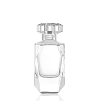Flacon de parfum personnalisé de luxe 30 ml 50 ml 100 ml Vaporisateur de parfum transparent Design unique Flacon de parfum en verre vide avec emballage boîte