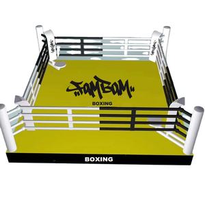 Logotipo personalizado Los más vendidos ring de boxeo <span class=keywords><strong>plastron</strong></span> de protection Boxe corde ring de boxeo competencia Boxing Gym ring - Product Image 4