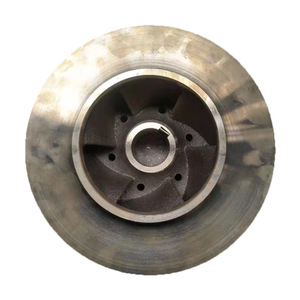 Impulsor de cobre con aspas en espiral, 4 aspas cerradas, pulido, montaje universal para bomba de barco, piezas de bomba de agua - Product Image 1