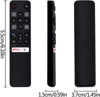 Pasokan Pabrik Barang Baru Pengendali Jarak Jauh RC802V FUR4/7 untuk 4K UHD TCL. Remote TV Android Pengganti Cerdas Tanpa Kunci Suara