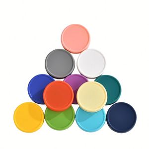 Wholesale Thickened Leakproof Canning Lids 70mm 86mm Colored <b>Plastic</b> <b>Mason</b> <b>Jar</b> Lids Wide Regular Mouth Storage Caps for Canning - Product Image 4