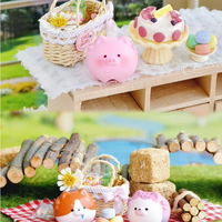 Figura Coleccionable Original de Strawberry Mousse Tart Coconut Baby Transform Diary, Mini Figura en Caja Sorpresa, Lindas Figuras Animadas a Buen Precio