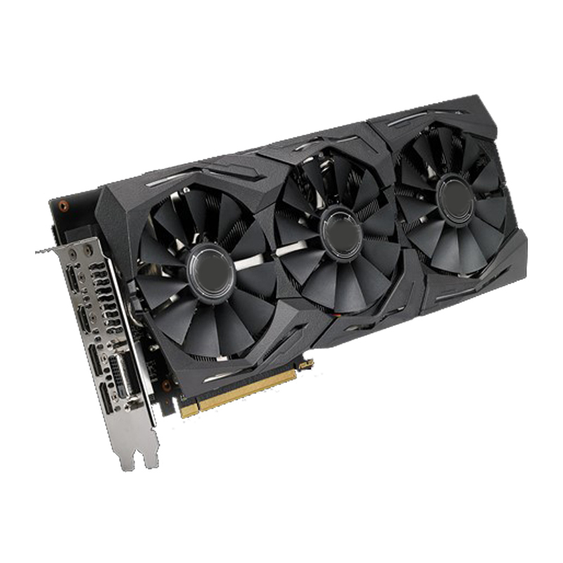 Новейшая игровая видеокарта OC Edition GDDR5 ROG Strix Radeon RX 580 O8G, графические карты 580 в наличии