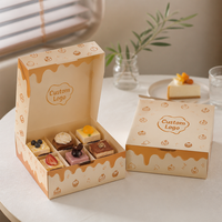 Scatola per Imballaggio Prodotti da Forno, Espositore da Banco, Scatola in Cartone Riciclabile per Dessert da Caffetteria, Ordini all'Ingrosso Diretti dalla Fabbrica per Forniture per Caffetterie
