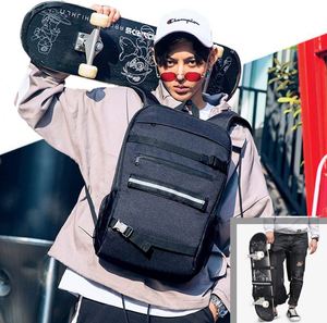 Free Sample BSCI Water Resistant <b>17</b> 4Inch <b>Laptop</b> <b>Backpack</b> with USB Charging Port Skateboard Bag Sport Skateboarding <b>Backpack</b> - Product Image 6