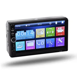 Universel 2 Din 7 pouces écran tactile stéréo Auto Radio lecteur multimédia, rétroviseur lien/FM/TF/MP5 Car Audio