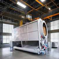 Machine de criblage rotative durable pour ligne de lavage et de recyclage des déchets plastiques, OEM disponible