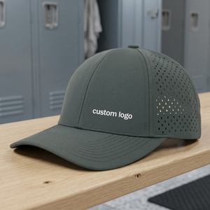 Gorra de Golf Unisex con Logotipo Personalizado, Gorra de Béisbol Deportiva de 6 Paneles, Transpirable, Impermeable, con Corte Láser, 100% Poliéster - Product Image 3