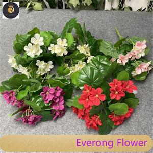 Bouquet artificiel de <span class=keywords><strong>bégonia</strong></span> de mariage de fleur de cadeaux de Saint-Valentin pour la décoration <span class=keywords><strong>bégonia</strong></span> artificiel - Product Image 2