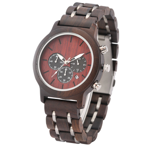 WYGICOO Montre En Bois Reloj Madera orologio In Legno Custom Wholesale Private Label OEM Orologi In Legno da uomo di lusso - Product Image 3