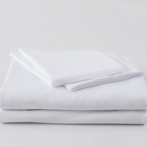 Juego de ropa de cama de cuatro piezas de color sólido americano europeo Sábanas ajustables transfronterizas Cubierta protectora Cama individual lavada - Product Image 6