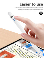 Stylo tactile en métal de crayon capacitif intelligent actif pour Apple iPad Pro 11 12.9 10.2 9.7 Mini 6 Air 5 iPhone pour Huawei pour Xiaomi
