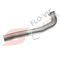 أنبوب عادم عالي التدفق SJ-025 مقاس 4 بوصات من الفولاذ المقاوم للصدأ لشاحنات GM Duramax 6.6L Silverado Sierra 2500 3500 موديلات 2015.5-2016