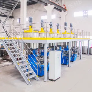 Automatic For Acrylic-Silicone Facade paint Mixing Line Paint Production Line