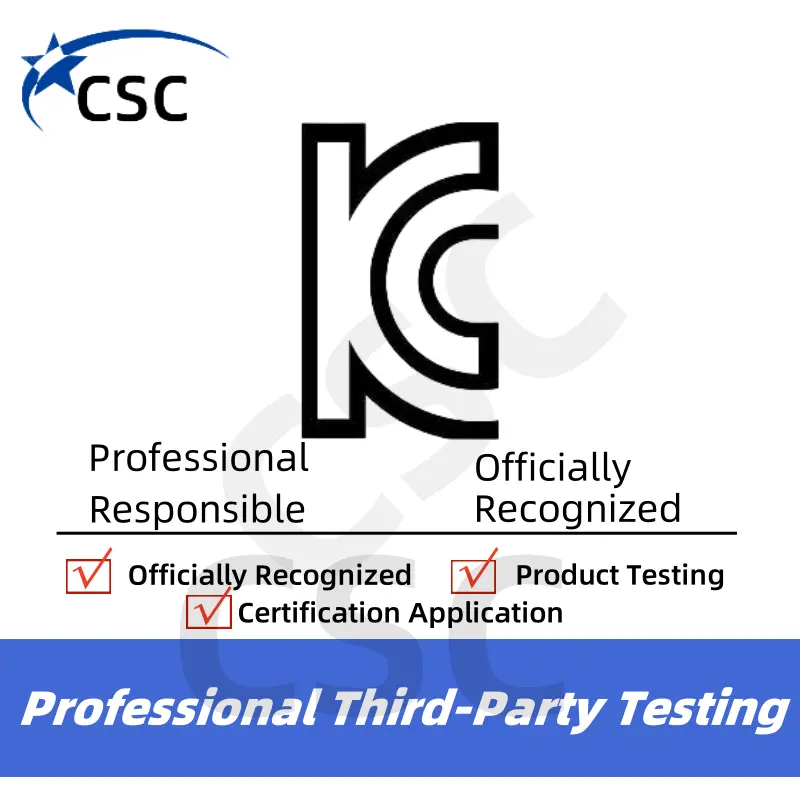 KC Certification Electrical Supplies Safety Certification Third Party Export to Korea Testing and Certification Service