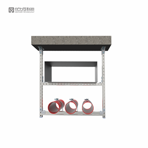 תושבת התקנה קבועה לתמיכה אנטי-סימיתית בתחתית לוחות בטון של רכבת תחתית - Product Image 5