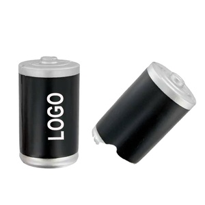 ของเล่นบีบคลายเครียดรูปแบตเตอรี่ D สำหรับเด็ก ทำจากโฟม PU  แบบจำลองแบตเตอรี่ LR20 ของขวัญแบรนด์สินค้าตามสั่ง - Product Image 1