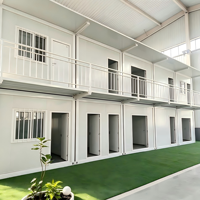 Maison conteneur préfabriquée de luxe moderne en acier de haute qualité, pliable, prête à l'emploi, démontable et en kit.