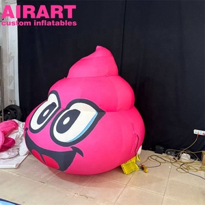 Événement personnalise le <span class=keywords><strong>caca</strong></span> gonflable de personnage de dessin animé rose - Product Image 4