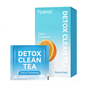 Poudre de thé vert détox amincissante à base de plantes, marque privée OEM, pour adultes, faible en gras, en bouteille, soutient la perte de poids, emballage personnalisé - Product Image 1