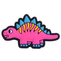 Breloques 2D en PVC de dinosaures de dessin animé, thème Jurassic, pour sabots, vente en gros, cadeaux DIY pour enfants