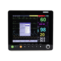 Moniteur patient multiparamètre vétérinaire portable de haute qualité 12/12.1/15 pouces etco2 moniteur vétérinaire