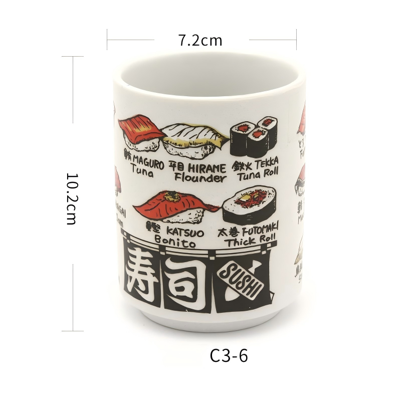 White C3-6 Sushi