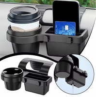 Support de tasse de voiture, support de téléphone, plateau de rangement, pochette de rangement latérale pour fenêtre de porte, support de rangement suspendu pour accessoires intérieurs de voiture