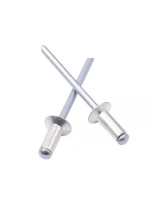 Rivets à tête fraisée en aluminium, rivets à œillet ouvert, rivets en acier pour assemblage de tôles et de meubles - Product Image 1
