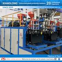 Machine de moulage par extrusion semi-automatique pour la fabrication de bouteilles de détergent en HDPE de 1L et 2L