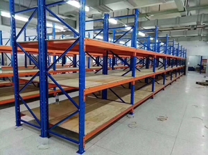 Prateleiras de Armazenamento Industriais Ajustáveis de 5 Camadas, Estrutura de Aço Durável com Revestimento em Pó, <span class=keywords><strong>Rack</strong></span> de Palete Sem Parafuso para Oficina e Garagem - Product Image 2