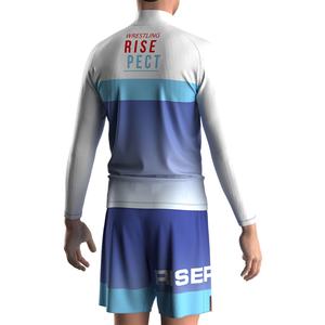 Nouvelle conception OEM ODM – Ensemble d'entraînement d'arts martiaux par sublimation – Maillots de lutte professionnels personnalisés sexy pour femmes et hommes - Product Image 6