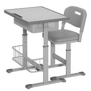 Üniversite veya Okul Kullanımı İçin Yüksekliği Ayarlanabilir Modern Ahşap Öğrenci Sıra ve Sandalye Takımı - Product Image 2