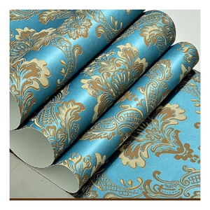 Papel Tapiz Moderno y Sencillo con Textura Floral Geométrica Abstracta en 3D, Impermeable, para Decoración del Hogar, 0.53*9.5m de Longitud - Product Image 5