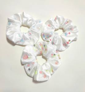 Weihnachten und Neujahr Mesh Scrunchie Weihnachten Flanell Konfetti Scrunchie - Product Image 5