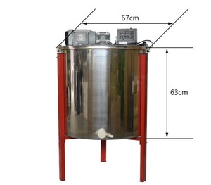 Nuovo stato elettrico motore orizzontale in acciaio inox miele estrattore <span class=keywords><strong>attrezzature</strong></span> apicoltura con 8 telai per la zootecnia - Product Image 2
