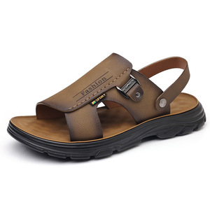 Sandalias casuales de verano para hombre, con punta abierta, suela de goma, entresuela de EVA, fáciles de poner, para conducir al aire libre. - Product Image 5