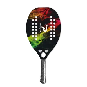 Top Ranking Van China Leverancier Van Hoge Kwaliteit Koolstofvezel 3K 12K 18K Strand Padel Tennis Racket Paddle Racket