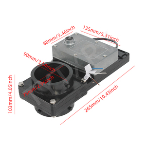 TYTXRV Accessoires de caravane OEM Noir Interrupteur électrique 3 pouces Deuxième génération de caravane camping-car Vanne de purge électrique - Product Image 6
