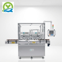 Machine de remplissage, de scellement et de bouchage entièrement automatique pour flacons en verre avec pipette |   Ligne de remplissage de flacons compte-gouttes pour produits cosmétiques, alimentaires et chimiques