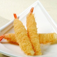 Crevettes soyeuses frites surgelées en vrac pour la maison et la restauration – Snack de fruits de mer