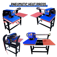 Goosam Sublimation Transfert 40x60x80 16x24 Pneumatique Double Station Presse à Chaleur Machine pour T-shirt Vêtements Impression